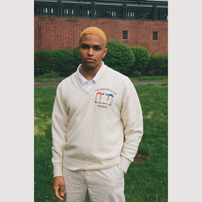 100% Lambswool Sweater (The Annapolis Cup Sweater)