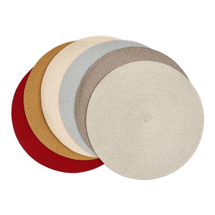 15" Round Lurex Placemats - Pioneer Linens