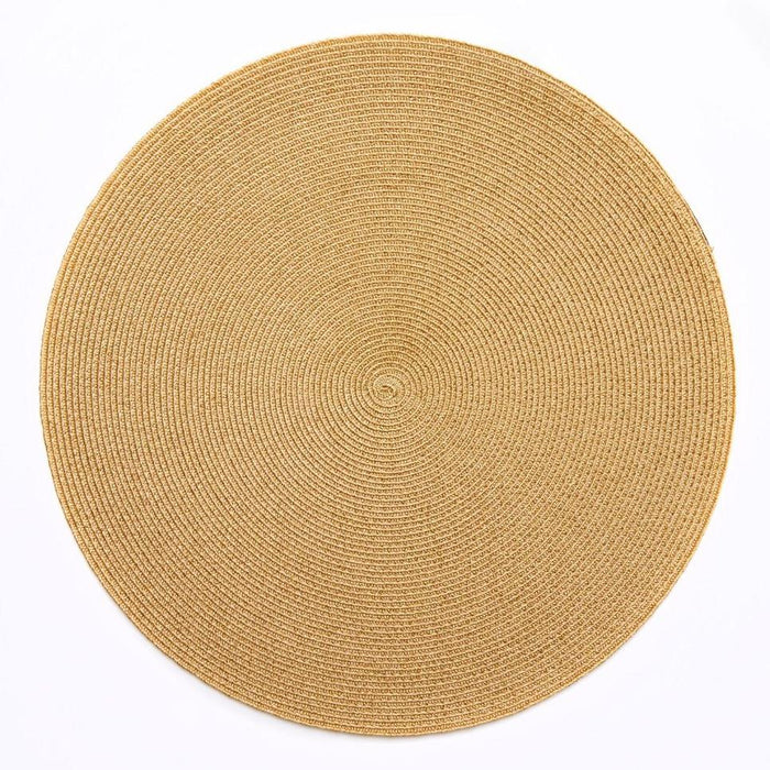 15" Round Lurex Placemats - Pioneer Linens