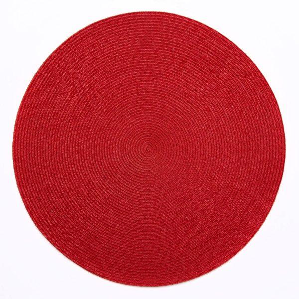 15" Round Lurex Placemats - Pioneer Linens