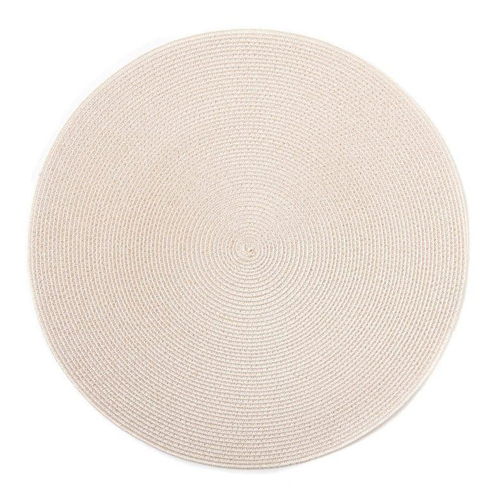 15" Round Lurex Placemats - Pioneer Linens