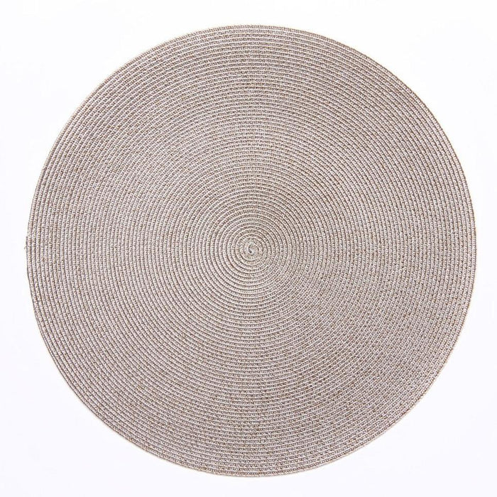 15" Round Lurex Placemats - Pioneer Linens
