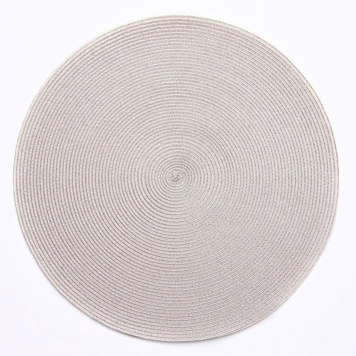 15" Round Lurex Placemats - Pioneer Linens