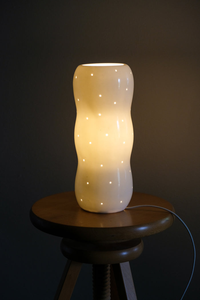2002 IKEA porcelain lamp 'Dämsta'