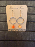 Sterling Silver Spiny Oyster Earrings