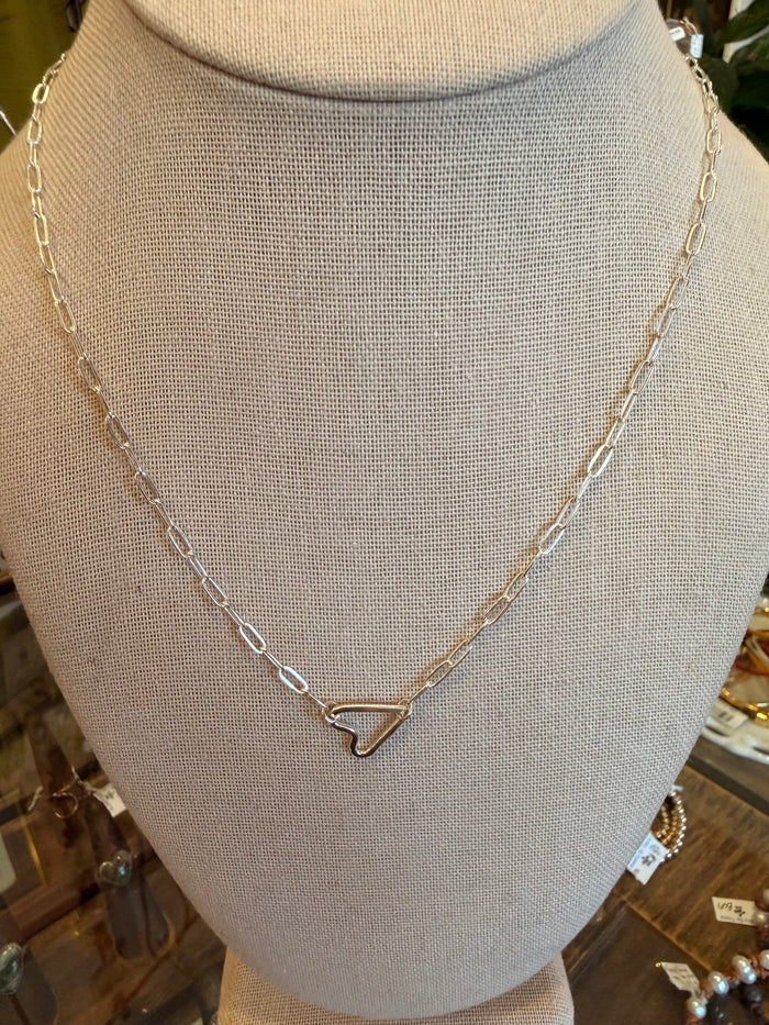 Sterling Silver Heart Necklace