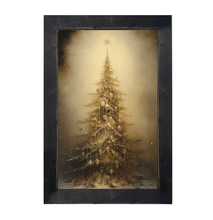 Adorned Christmas Tree - Framed Art