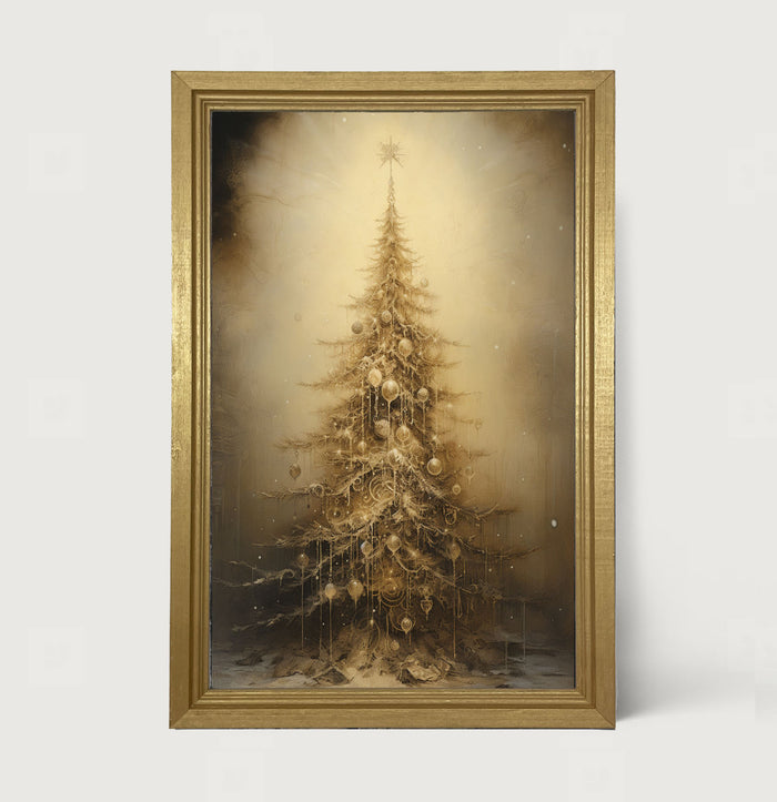 Adorned Christmas Tree - Framed Art