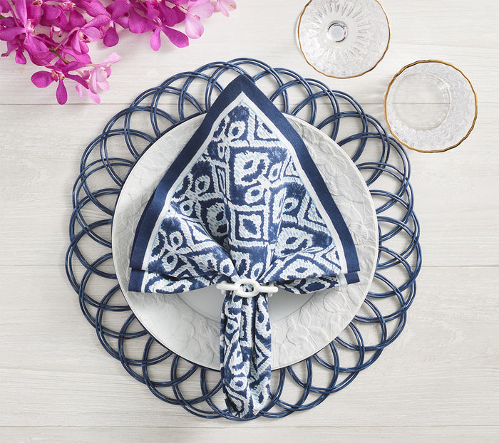 Alfresco Napkin in Navy & Blue