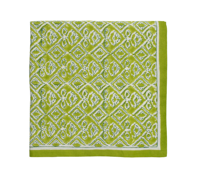 Alfresco Tablecloth in Olive & Green