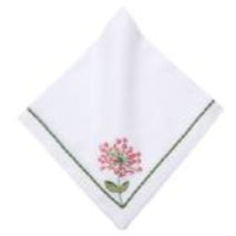 Allium Burst Embroidered Napkin