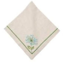 Allium Burst Embroidered Napkin
