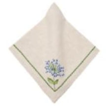 Allium Burst Embroidered Napkin