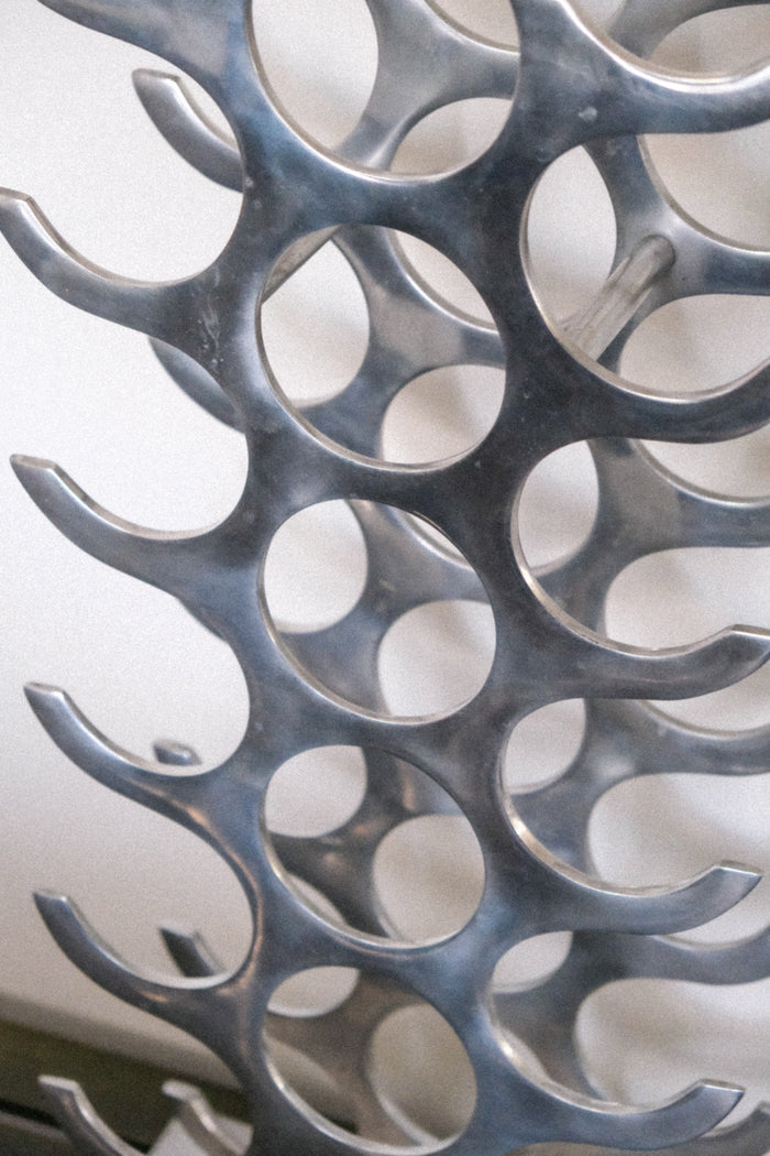 Aluminium wine rack