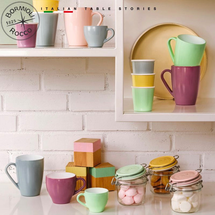 Aromateca Tazza Cappuccino Rosa 22 cl Set 6 Pz
