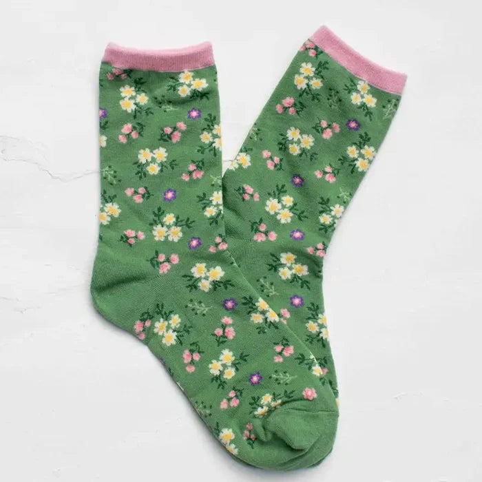 Green & Pink Flowers