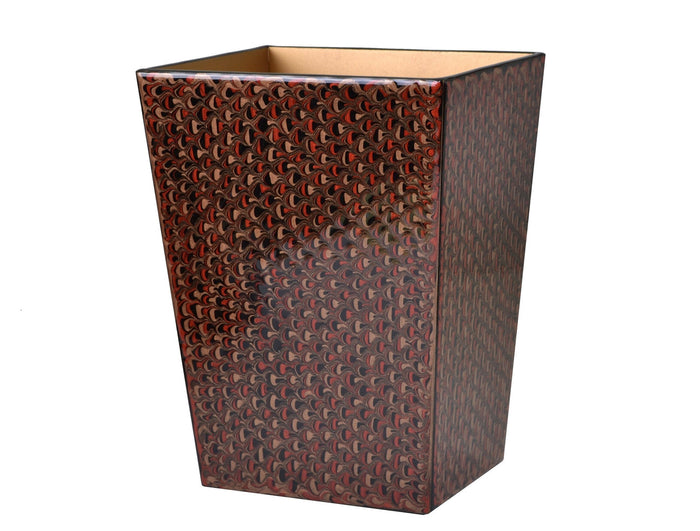 Straight Waste Basket & Liner / 8.75"L x 7"W x 11.5"H