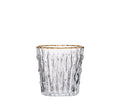 Bamboo Tumbler in Clear & Gold