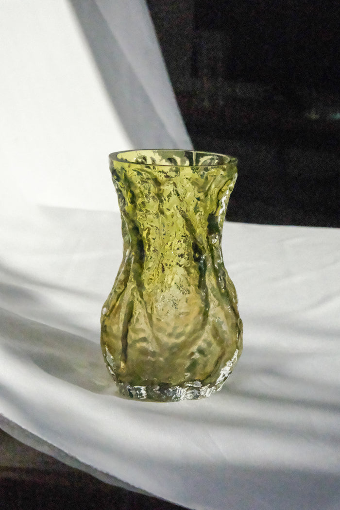 Bark textured vase