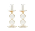 Bella Short Candle Holder in Champagne