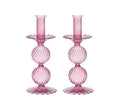 Bella Short Candle Holder in Lavender