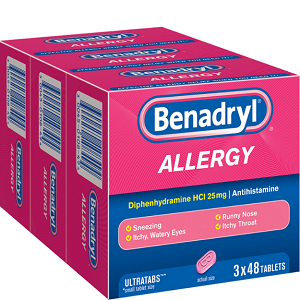 Benadryl Allergy Ultra Tabs (48 ct., 3 pk.)