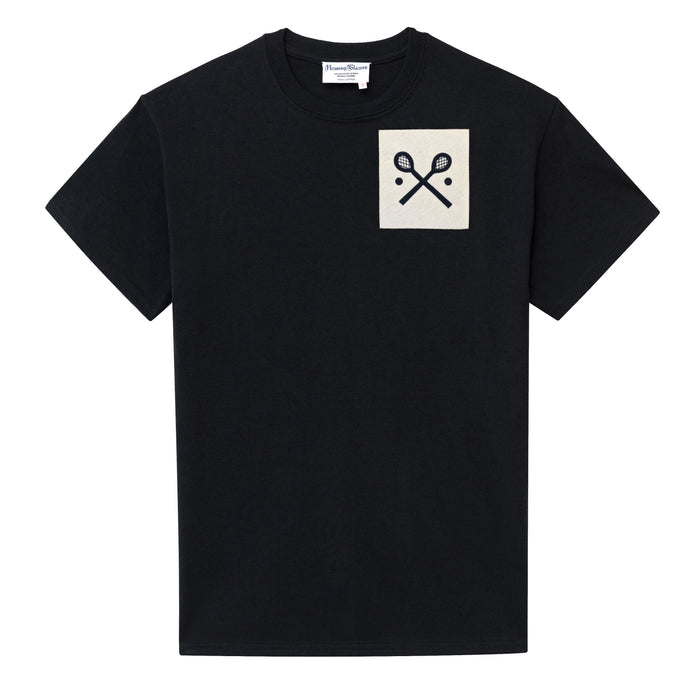 Black Racquets Short Sleeve Tee