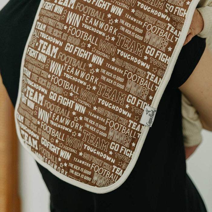 Blitz 3-Pack Football Burp Cloths