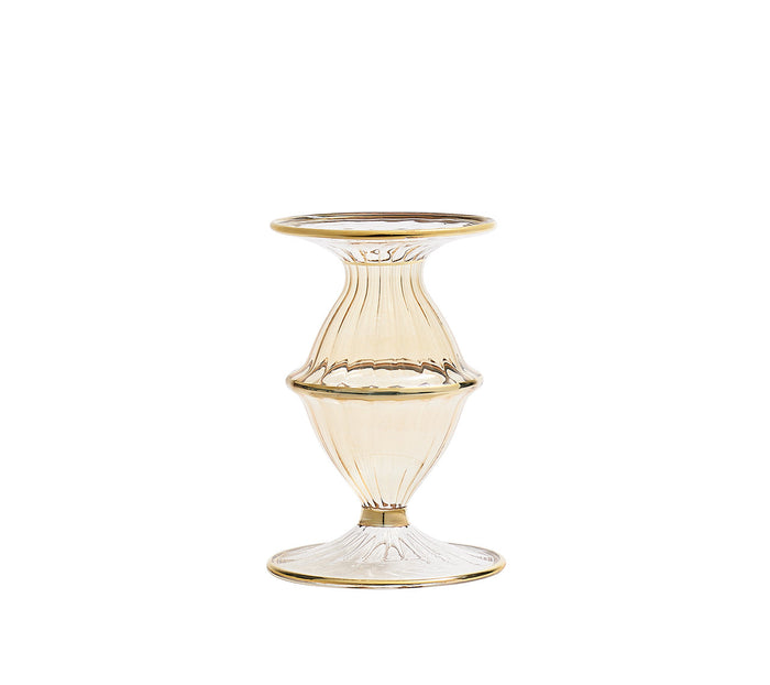 Blossom Candle Holder in Champagne