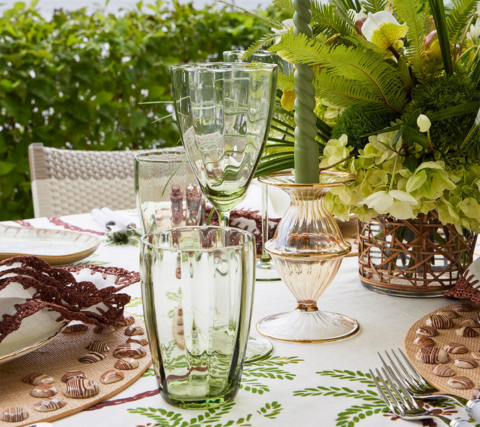 Blossom Candle Holder in Champagne