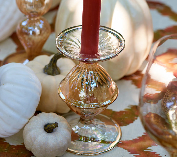 Blossom Candle Holder in Champagne