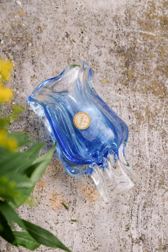 Bohemia glass vase