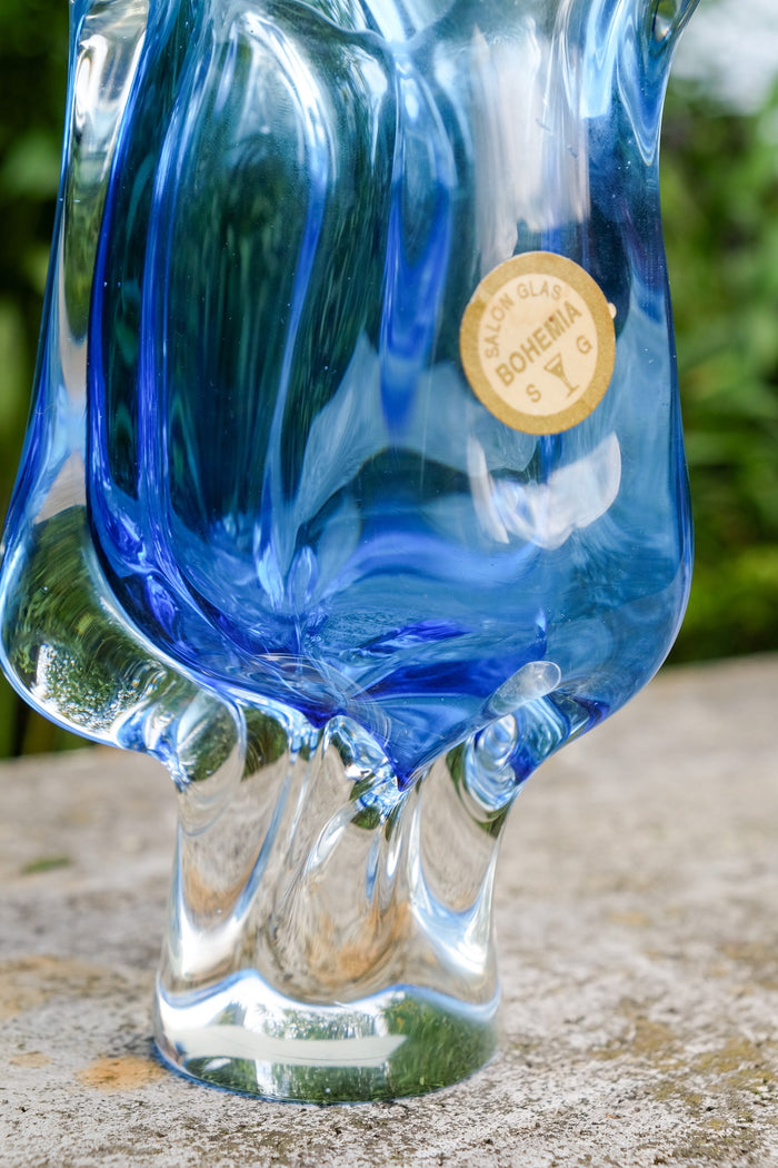 Bohemia glass vase
