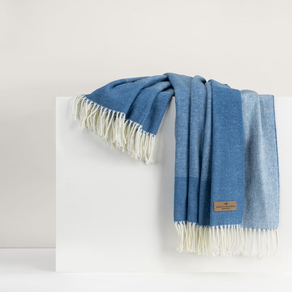 Border Herringbone AZURE by Lands Downunder