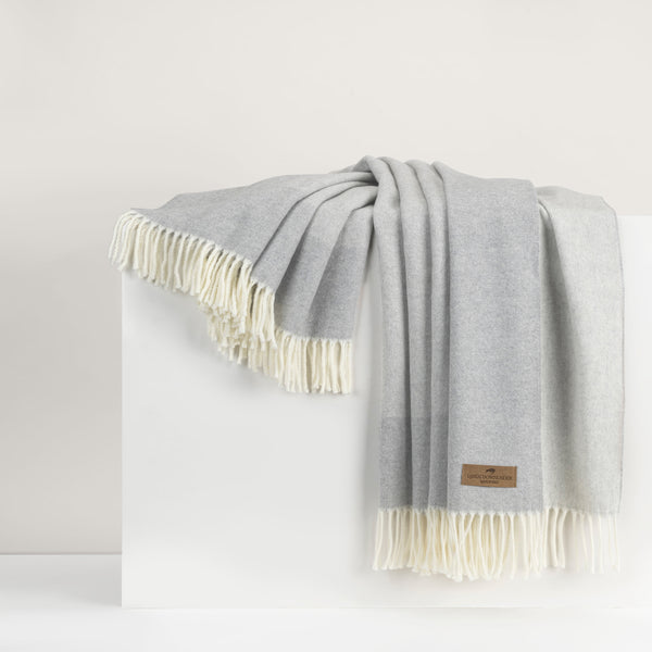 Border Herringbone LIGHT GRAY by Lands Downunder