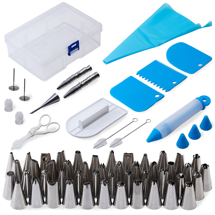 Cake Decorating Kit (64 Pieces Total)