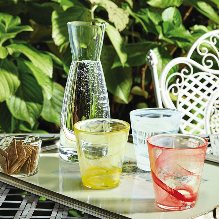 Capri Ginestra Bicchiere 37 cl Set 6 Pz Vetro Colorato