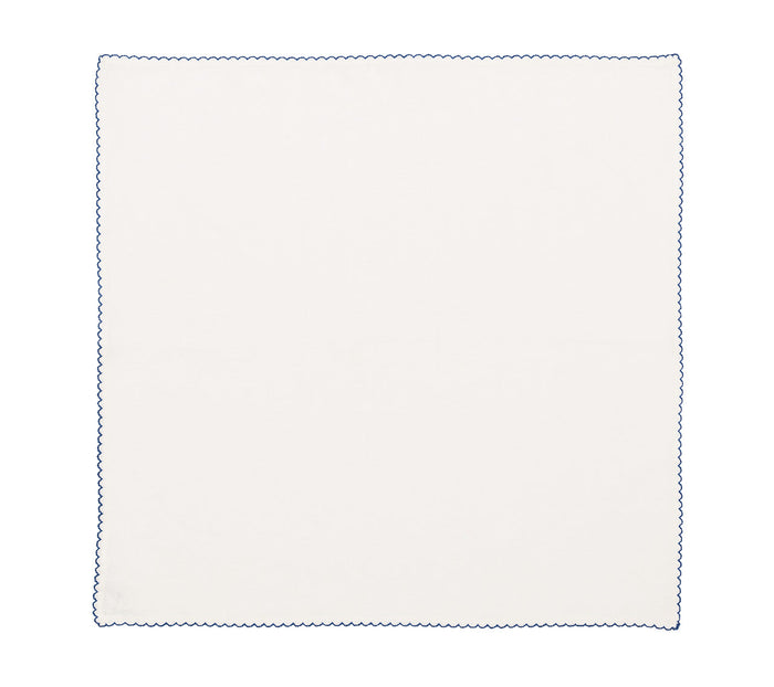 Casbah Napkin in White & Blue