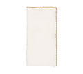 Casbah Napkin in White & Natural