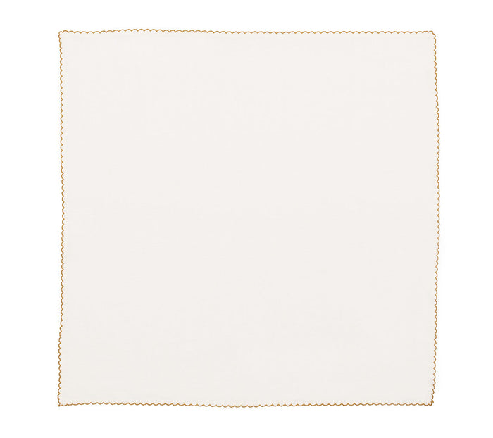Casbah Napkin in White & Natural