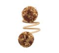 Casbah Napkin Ring in Natural & Brown