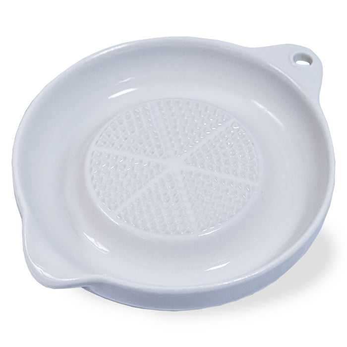 Ceramic Grater - Save your fingers when grating garlic, ginger, wassabi, and more!