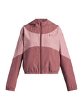 Chaqueta Lifestyle para niña Rival Woven café Under Armour
