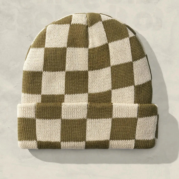 Checkerboard Beanie Assorted