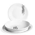 Chiaroscuro Sfere Set Piatti Tavola 18 Pz Opal Glass