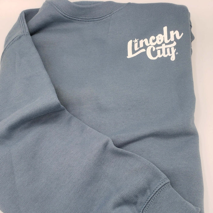 Clearance Apparel - Youth Crewneck Lincoln City Logo Indigo
