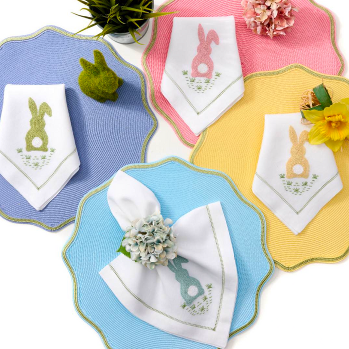 Cottontail Embroidered Napkin