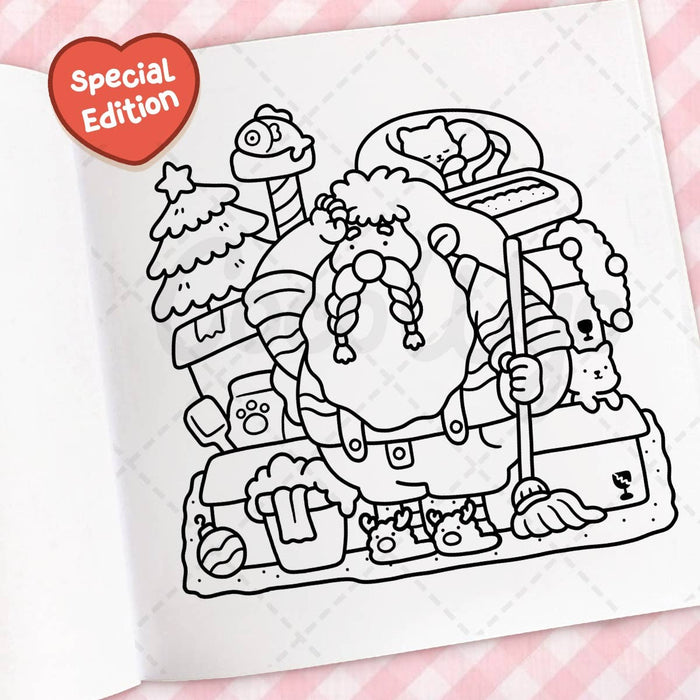 Cozy Christmas Cute & Comfy Coloring Book