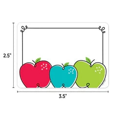 Creative Teaching Press Doodle Apples Labels (CTP 10618)