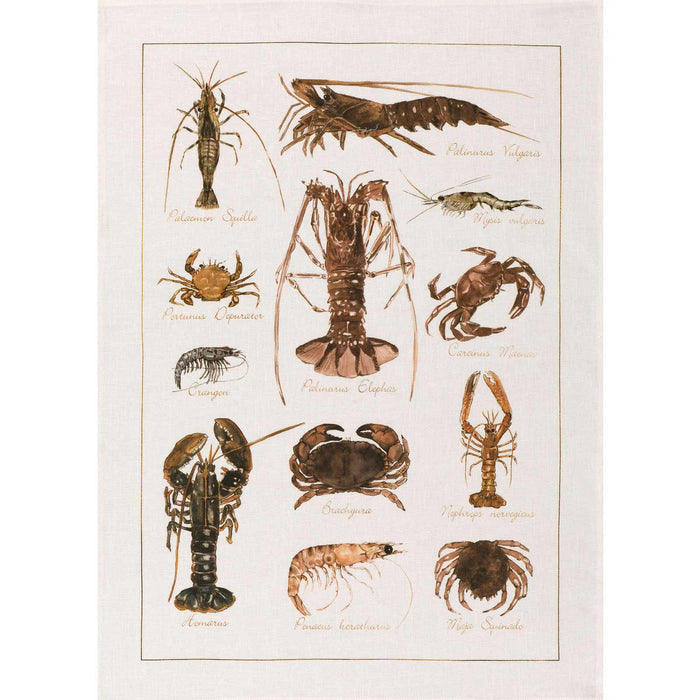 La Mer - Crostacei Tea Towel